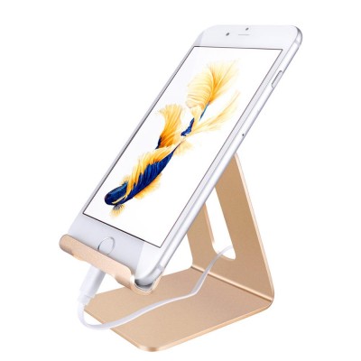 Aluminum Mobile Phone Holder cradle for iPhone 5S SE 6 6S 7 7plus Cell Phone Desk Stand for Samsung S7 S6 Edge Note 7