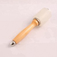 High Quality Handmade Leather Craft Tool Nylon Hammer with Wooden Handle Stamping Carving Leather Tools